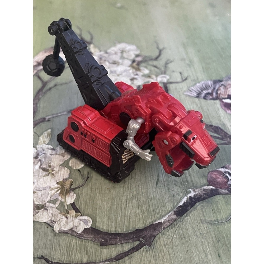 Dinotrux Diecast Ty Rux 5" Toy Vehicle 2016 Mattel Dreamworks Red Black